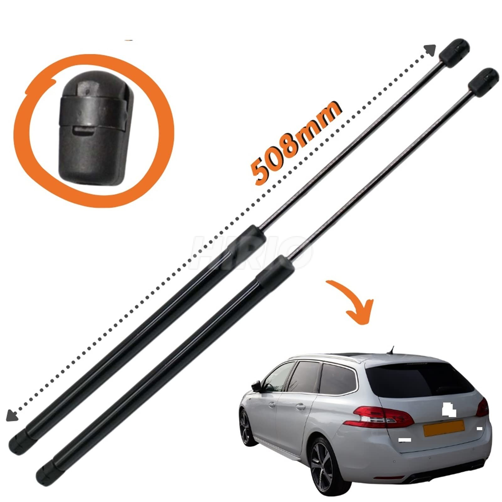 Amortisseur relevage coffre Peugeot 308