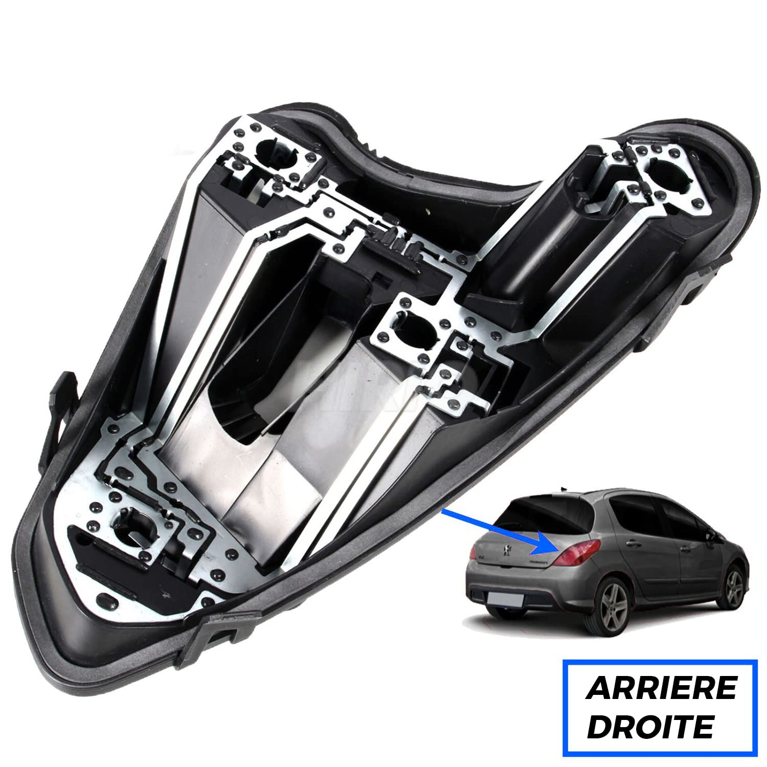 Insert support feu arrière droit peugeot 308