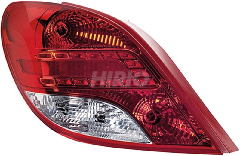 Peugeot 207 feu arrière gauche