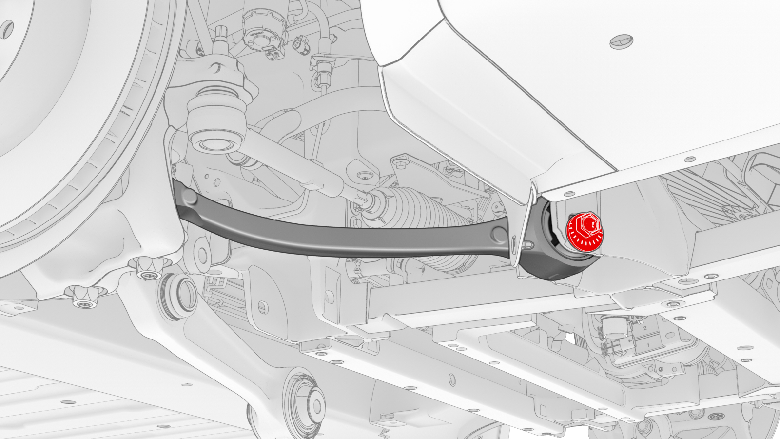 Calandre centrale de pare-chocs à grille relevable Peugeot 206