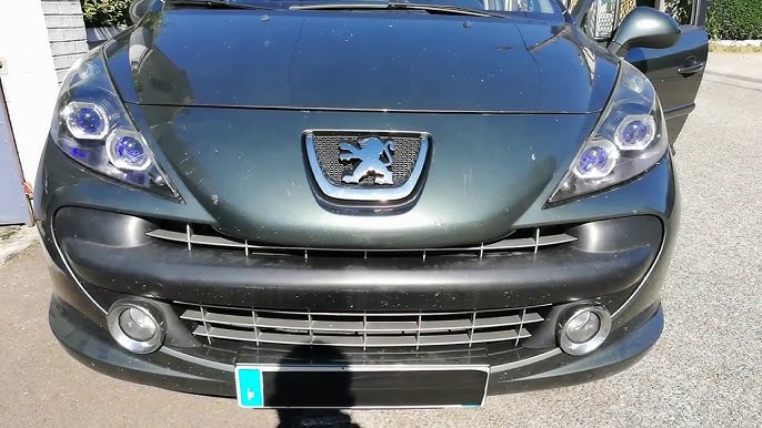 Grille de fond de pare-choc peugeot 207