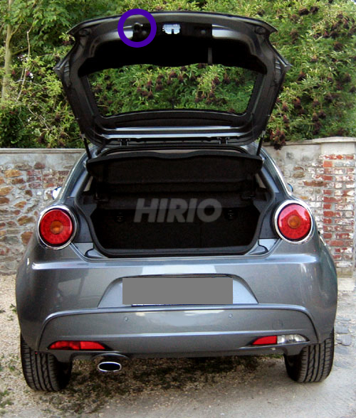 Coffre arrière Alfa romeo mito