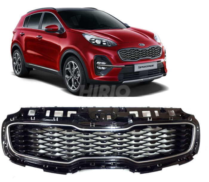 Grille de calandre chromée pour cadre Kia sportage