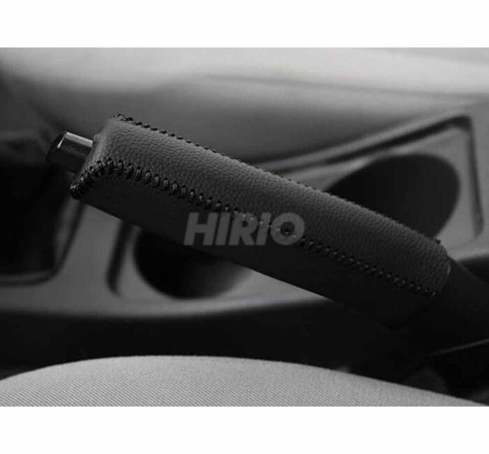 Couvercle de frein à main en cuir et Fiber de carbone accessoires Dacia