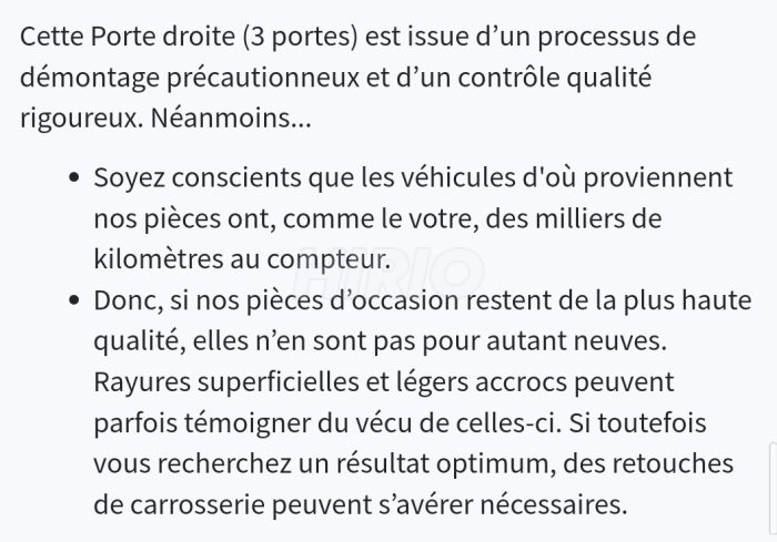 Porte gauche Peugeot 108 . Trois couleurs – Image 4